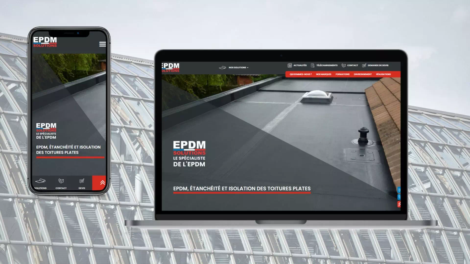 EPDM Solutions : Expert de l'étanchéité et isolution des toitures plates